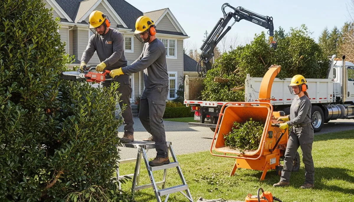 Charleston, SC shrub removal by Charleston Area Tree Service clearing overgrown shrubs safely